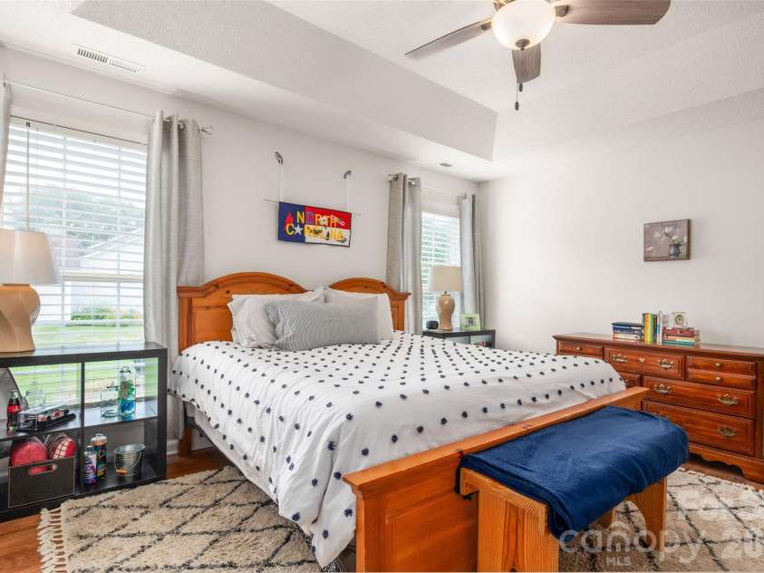 3209 Monte Drive, Monroe, NC 28110.  MLS# CAR4412085, YatesRealty ID 44411. Spacious primary br with 3 walk-in closets