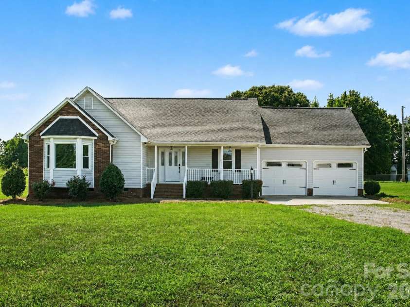 8379 Harvell Road, Stanfield, NC 28163.  MLS# CAR4410609, YatesRealty ID 44417. Front
