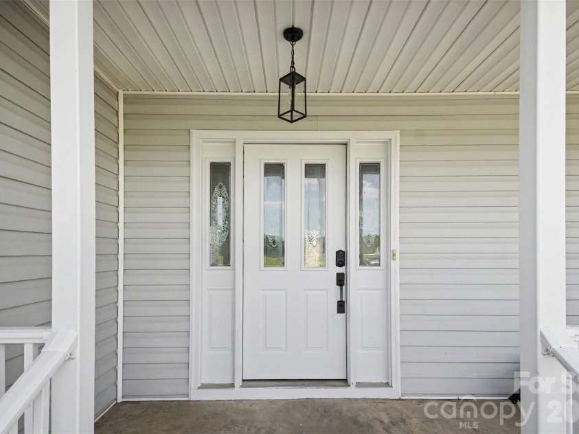 8379 Harvell Road, Stanfield, NC 28163.  MLS# CAR4410609, YatesRealty ID 44417. Front door