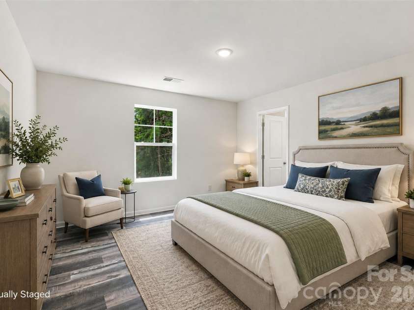 837 Old Mountain Road, Statesville, NC 28677.  MLS# CAR4389880, YatesRealty ID 44425. Virtually Staged Primary Bedroom