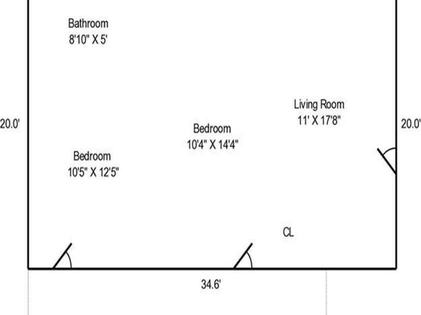 21 Flint Lane, Maggie Valley, NC 28751.  MLS# CAR4354413, YatesRealty ID 4443. Floor Plan Lower Level Additional Guest Space