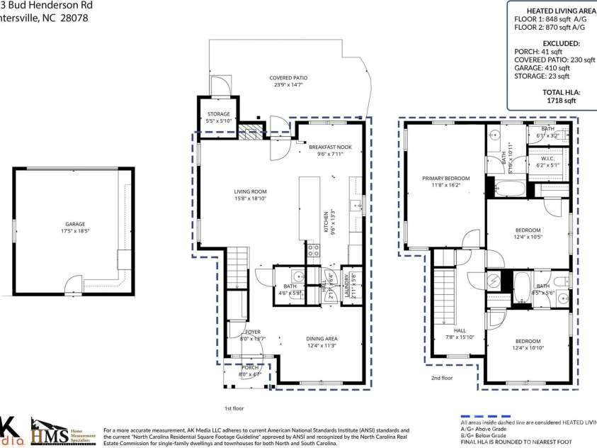 8123 Bud Henderson Road, Huntersville, NC 28078.  MLS# CAR4336475, YatesRealty ID 4443. 
