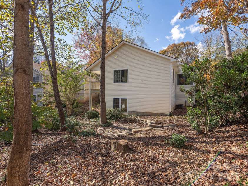 111 Wildwood Forest Lane, Mills River, NC 28759.  MLS# CAR4317593, YatesRealty ID 44435. Backyard