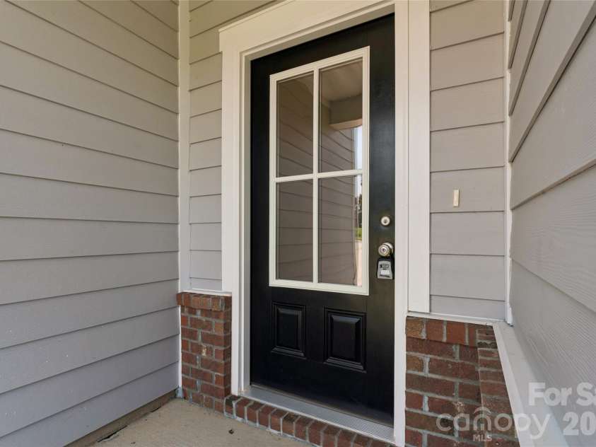 110 Morningside Loop, Troutman, NC 28166.  MLS# CAR4389466, YatesRealty ID 44443. Front Door