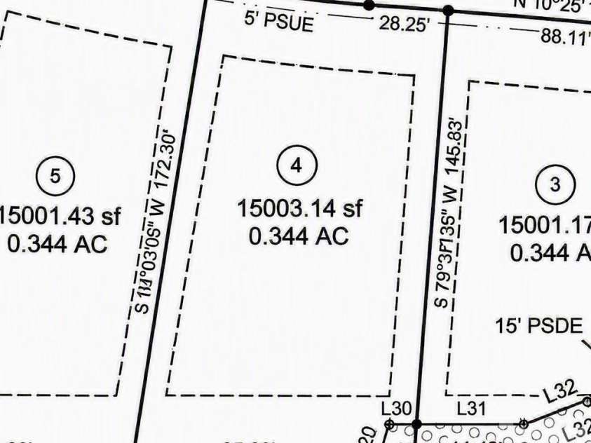266 Corrie Ann Drive, Concord, NC 28027.  MLS# CAR4414495, YatesRealty ID 44455. HM LOT 4 Huge 15,000 sq ft lot over 1/3 Acre