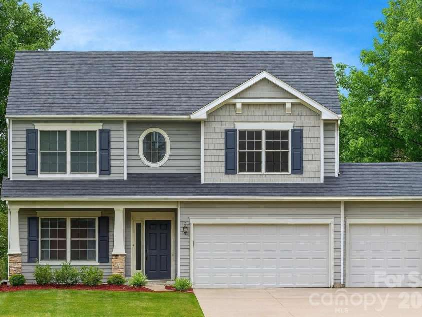 266 Corrie Ann Drive, Concord, NC 28027.  MLS# CAR4414495, YatesRealty ID 44455. The Derby has an Optional 3rd Car Garage
