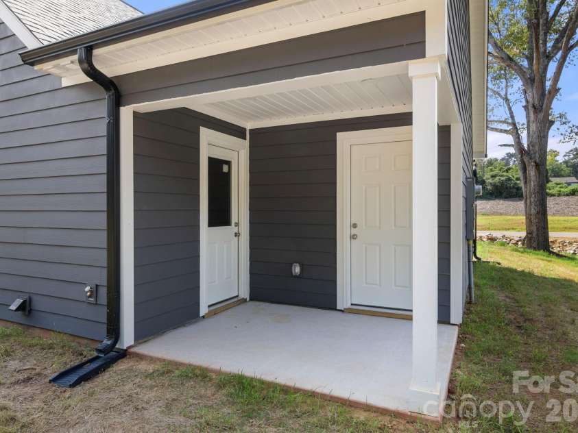 145 McCorkle Street, York, SC 29745.  MLS# CAR4414439, YatesRealty ID 44458. Back patio & garage access