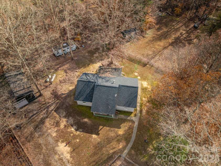 1011 Lester Trail, Iron Station, NC 28080.  MLS# CAR4414828, YatesRealty ID 44471. Aerial View