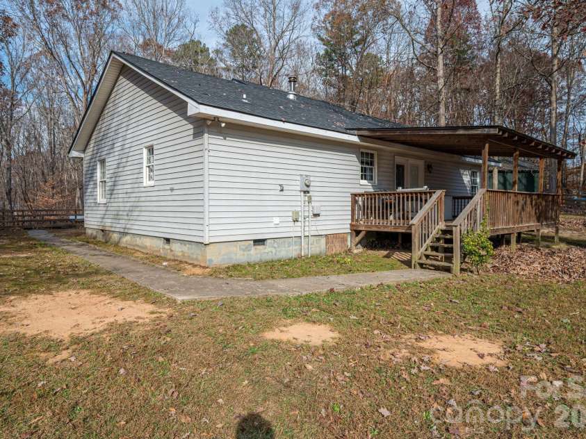 1011 Lester Trail, Iron Station, NC 28080.  MLS# CAR4414828, YatesRealty ID 44471. Rear View