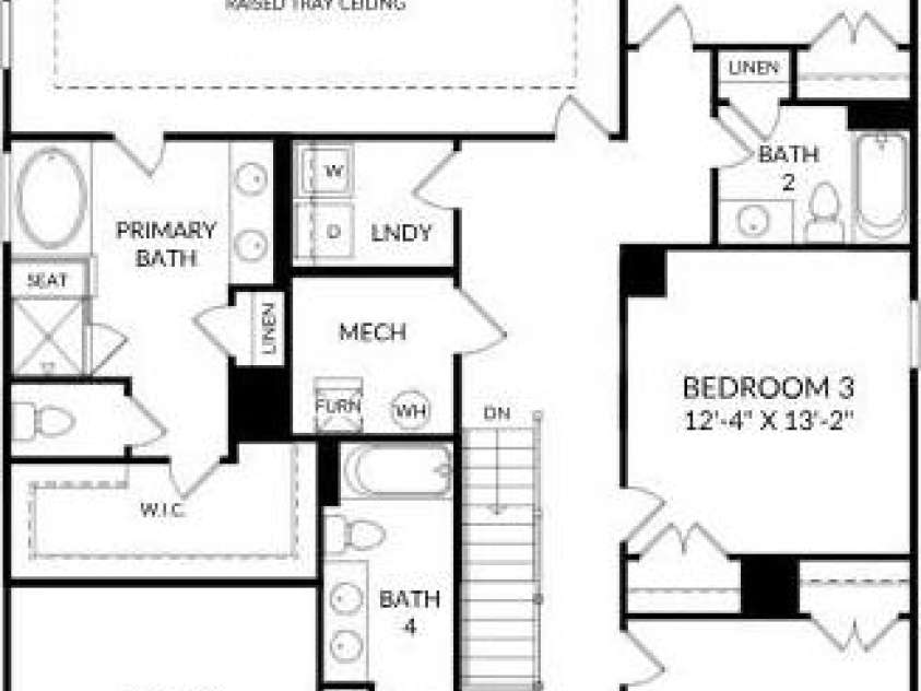 1331 Mossy Glade Road, Indian Trail, NC 28079.  MLS# CAR4414905, YatesRealty ID 44481. Upper Level