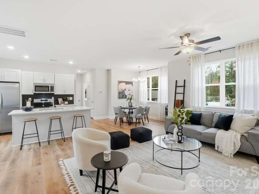 8929 Sharonbrook Drive, Charlotte, NC 28210.  MLS# CAR4326229, YatesRealty ID 4449. Representative photo of staged model Unit 8927.