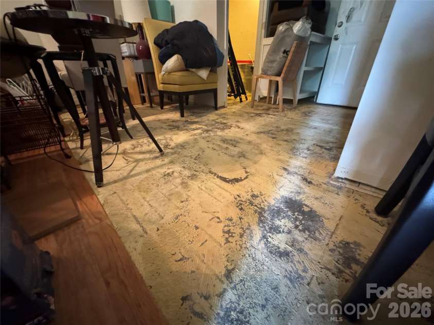 19010 Lake Breeze Drive, Cornelius, NC 28031.  MLS# CAR4414917, YatesRealty ID 44505. The Slab Where the floor has been pulled