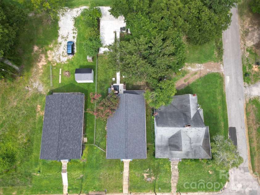 702 5th Street, Spencer, NC 28159.  MLS# CAR4413894, YatesRealty ID 44529. Aerial view