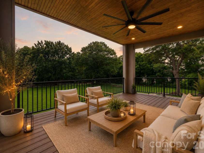 120 French Street, Charlotte, NC 28216.  MLS# CAR4414734, YatesRealty ID 44550. Virtually staged