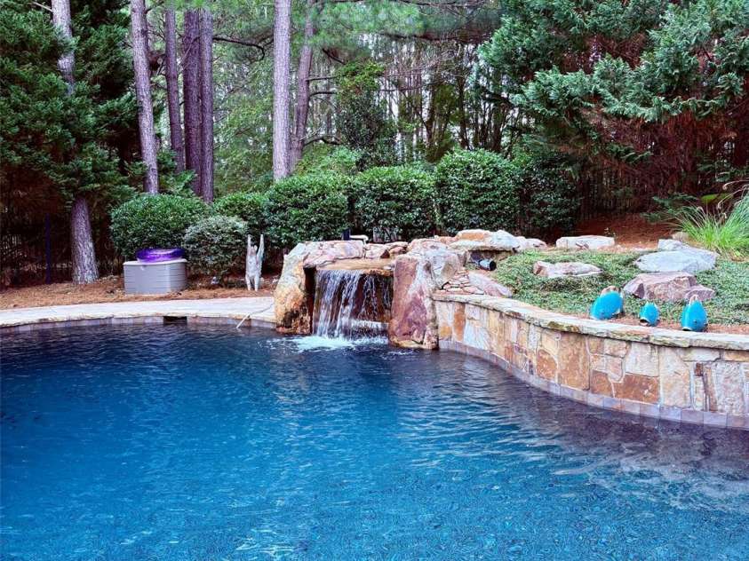 8403 Dunton Court, Waxhaw, NC 28173.  MLS# CAR4400840, YatesRealty ID 44556. Waterfall