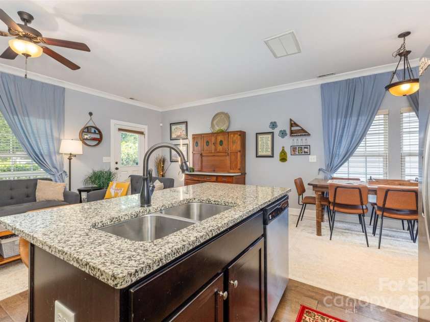12304 Huntersville Concord Road, Huntersville, NC 28078.  MLS# CAR4268333, YatesRealty ID 4456. View from kitchen sink