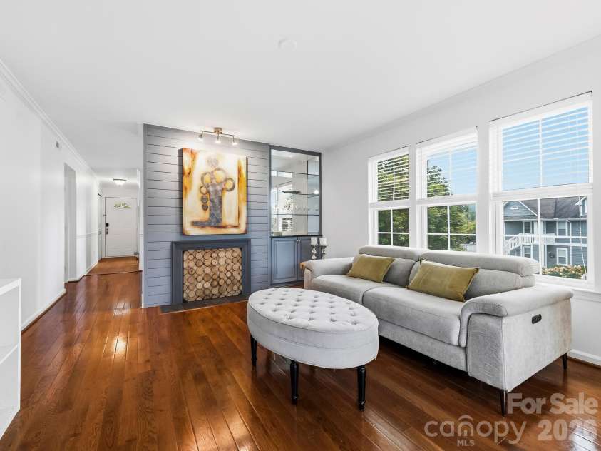 4402 Marble Way, Asheville, NC 28806.  MLS# CAR4413384, YatesRealty ID 44561. Redesigned Fireplace Wall
