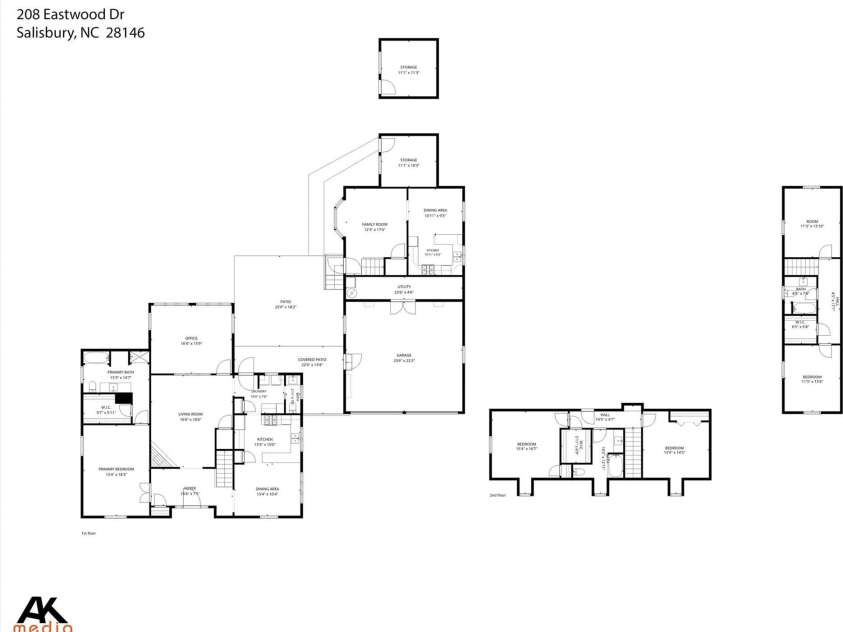 208 Eastwood Drive, Salisbury, NC 28146.  MLS# CAR4413019, YatesRealty ID 44563. 