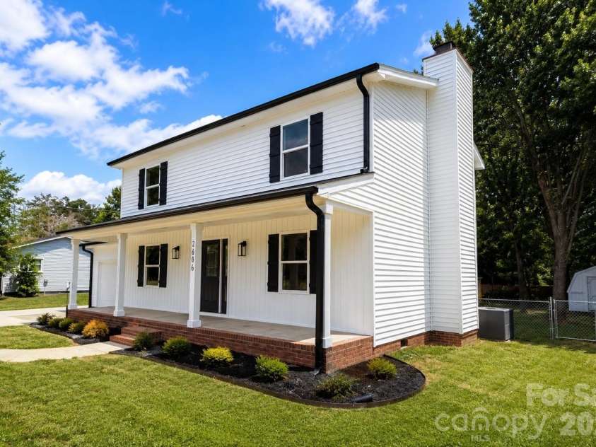 2606 Pine Forest Drive, Gastonia, NC 28056.  MLS# CAR4406413, YatesRealty ID 44566. Digitally altered grass
