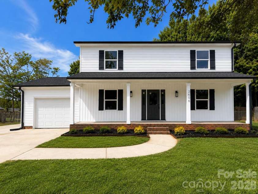 2606 Pine Forest Drive, Gastonia, NC 28056.  MLS# CAR4406413, YatesRealty ID 44566. Digitally altered grass