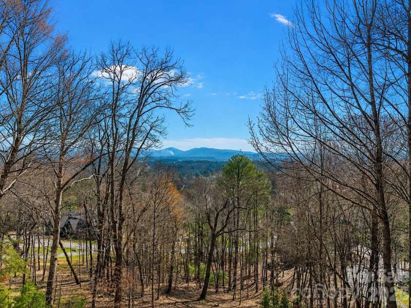 1105 High Vista Drive, Mills River, NC 28759.  MLS# CAR4414362, YatesRealty ID 44568. Winter Views from the back deck
