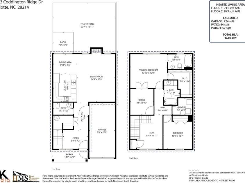 11613 Coddington Ridge Drive, Charlotte, NC 28214.  MLS# CAR4412194, YatesRealty ID 44594. 