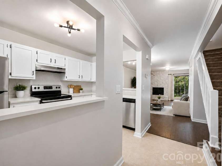 6216 Windsor Gate Lane, Charlotte, NC 28215.  MLS# CAR4412829, YatesRealty ID 44596. Virtually staged to show potential