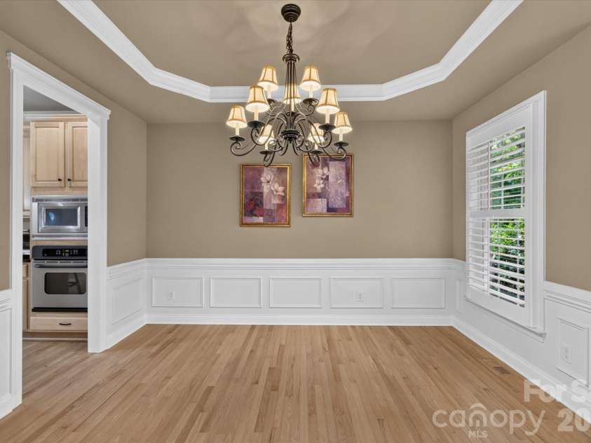 8306 Denholme Drive, Waxhaw, NC 28173.  MLS# CAR4413160, YatesRealty ID 44605. Dining room