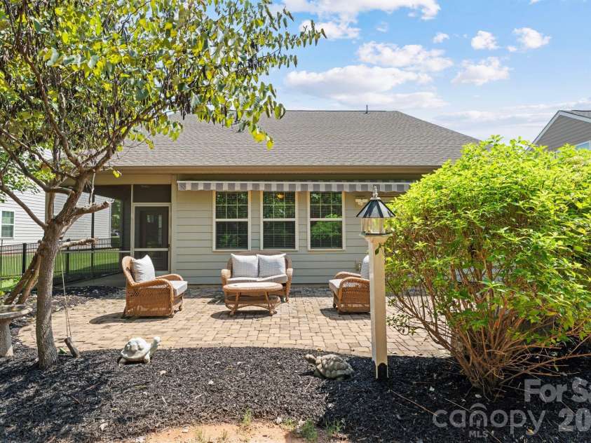 6948 Sunset Crater Place, Lancaster, SC 29720.  MLS# CAR4413356, YatesRealty ID 44612. Private backyard with no rear-facing neighboring homes