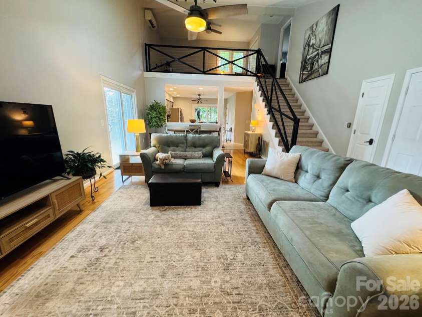 501 Independence Trail, Morganton, NC 28655.  MLS# CAR4413269, YatesRealty ID 44614. Full view from Fireplace