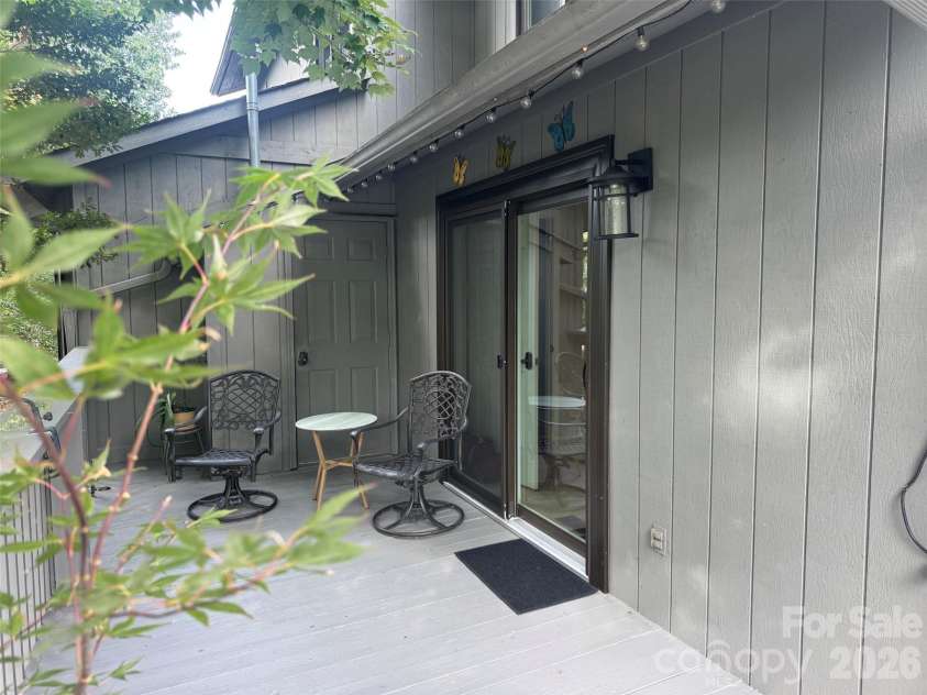 501 Independence Trail, Morganton, NC 28655.  MLS# CAR4413269, YatesRealty ID 44614. Rear deck