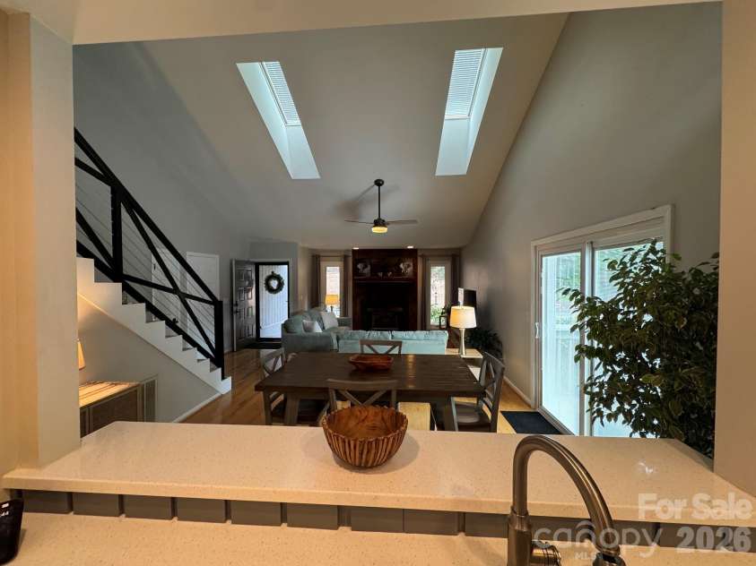501 Independence Trail, Morganton, NC 28655.  MLS# CAR4413269, YatesRealty ID 44614. View from Dining area