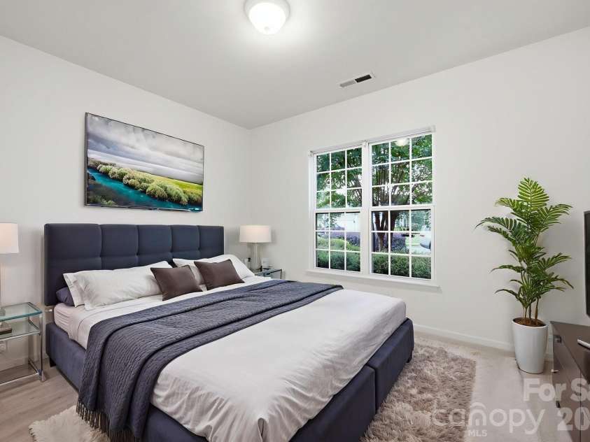 1040 Mesa Verde Drive, Fort Mill, SC 29707.  MLS# CAR4407477, YatesRealty ID 44615. Lower level bedroom virtually staged