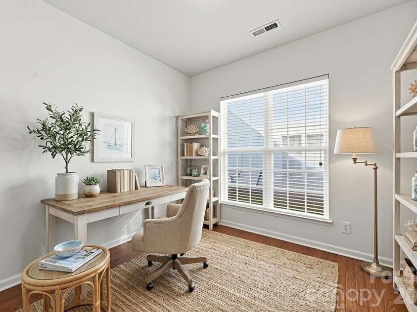 1040 Mesa Verde Drive, Fort Mill, SC 29707.  MLS# CAR4407477, YatesRealty ID 44615. Lower level office Virtually staged