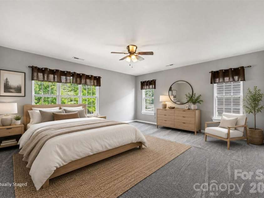 10139 Alvarado Way, Charlotte, NC 28277.  MLS# CAR4405380, YatesRealty ID 44631. Bedroom 2 - Virtually Staged
