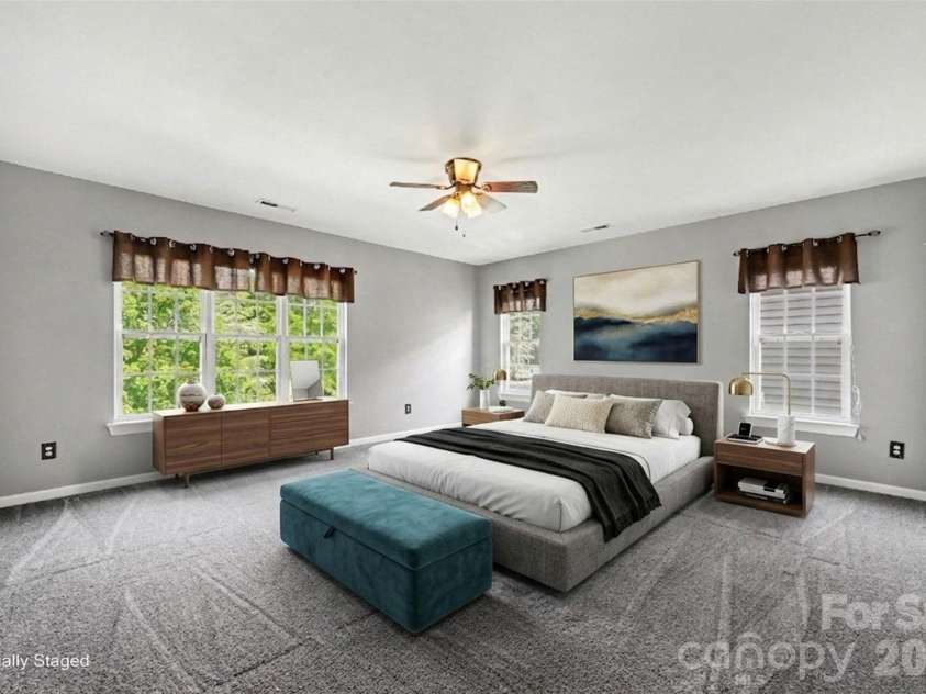 10139 Alvarado Way, Charlotte, NC 28277.  MLS# CAR4405380, YatesRealty ID 44631. Bedroom 2 - Virtually Staged