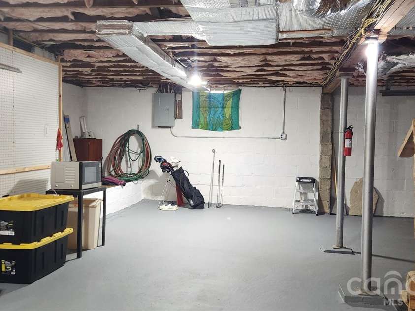 214 Governors View Road, Asheville, NC 28805.  MLS# CAR4413776, YatesRealty ID 44636. Basement
