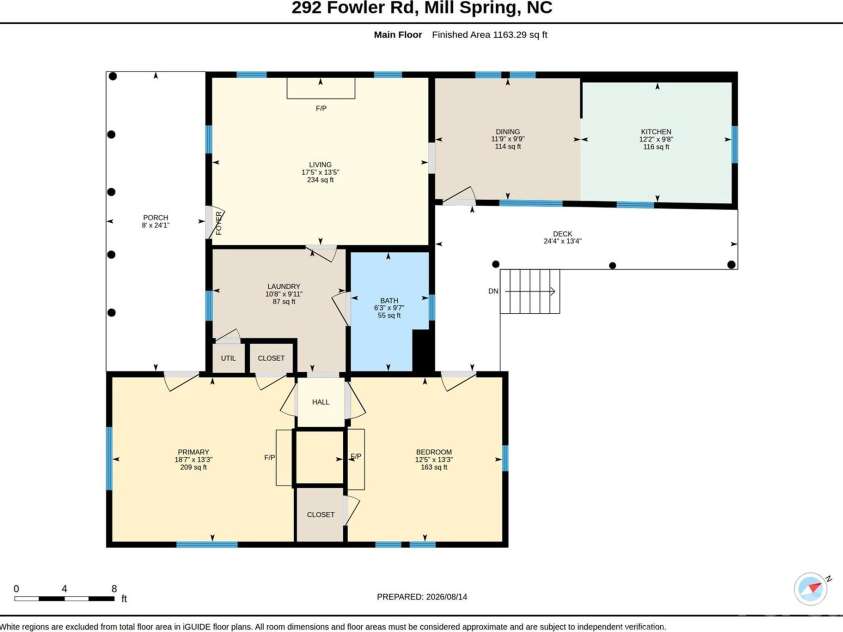 292 Fowler Road, Mill Spring, NC 28756.  MLS# CAR4415013, YatesRealty ID 44637. 