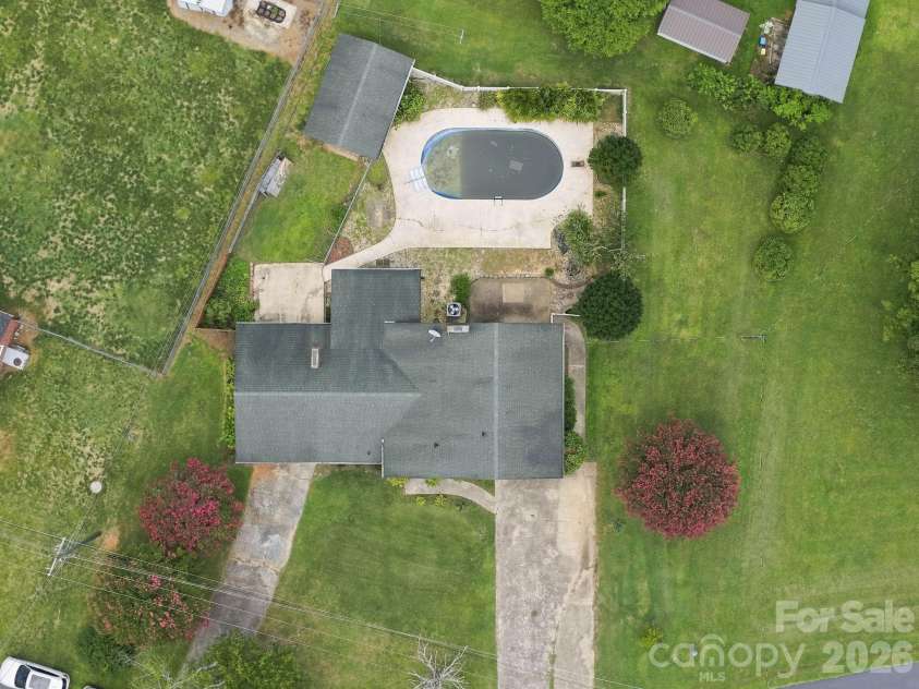 19 Pj Mcree Road, Maiden, NC 28650.  MLS# CAR4414681, YatesRealty ID 44639. Aerial view