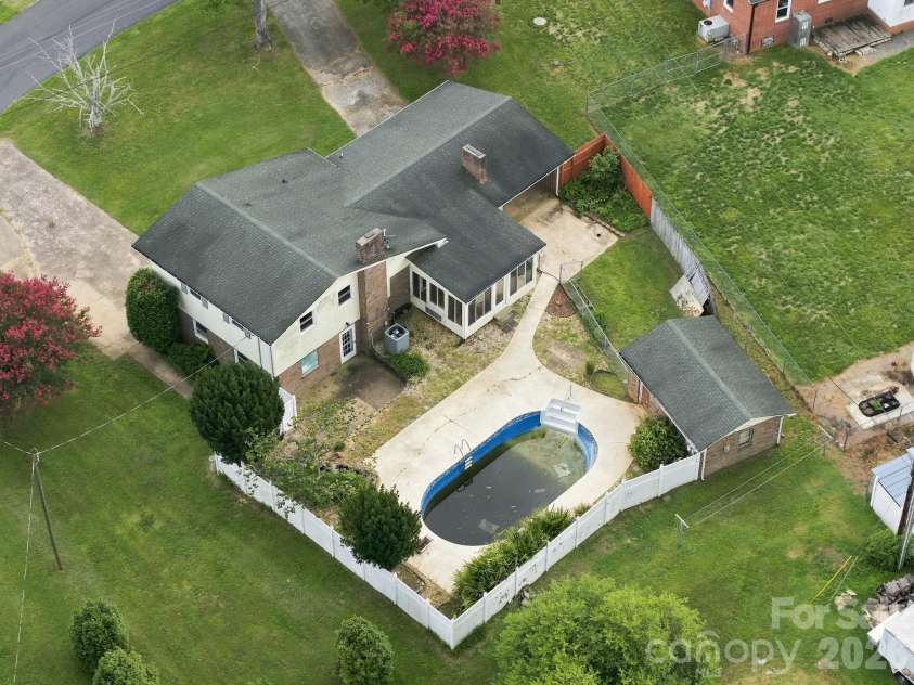 19 Pj Mcree Road, Maiden, NC 28650.  MLS# CAR4414681, YatesRealty ID 44639. Aerial view
