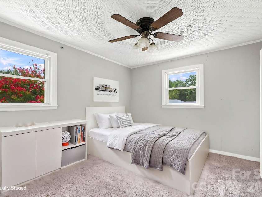 19 Pj Mcree Road, Maiden, NC 28650.  MLS# CAR4414681, YatesRealty ID 44639. Bedroom 2 virtually staged