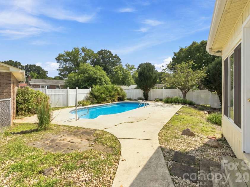 19 Pj Mcree Road, Maiden, NC 28650.  MLS# CAR4414681, YatesRealty ID 44639. Pool virtually filled