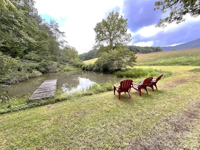 132 Hurd Road, Canton, NC 28716.  MLS# CAR4411733, YatesRealty ID 44644. Spring fed pond