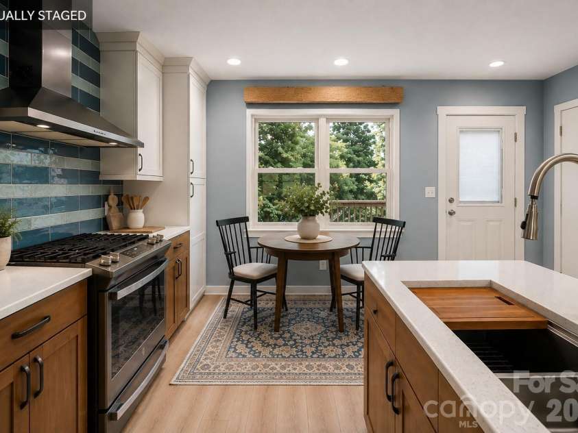 135 Plantation Drive, Hendersonville, NC 28792.  MLS# CAR4400810, YatesRealty ID 44672. Kitchen Staged