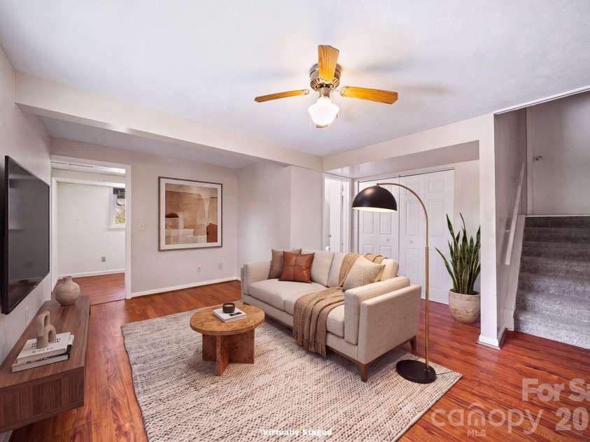 135 Plantation Drive, Hendersonville, NC 28792.  MLS# CAR4400810, YatesRealty ID 44672. Virtually Staged Flex Area In Basement
