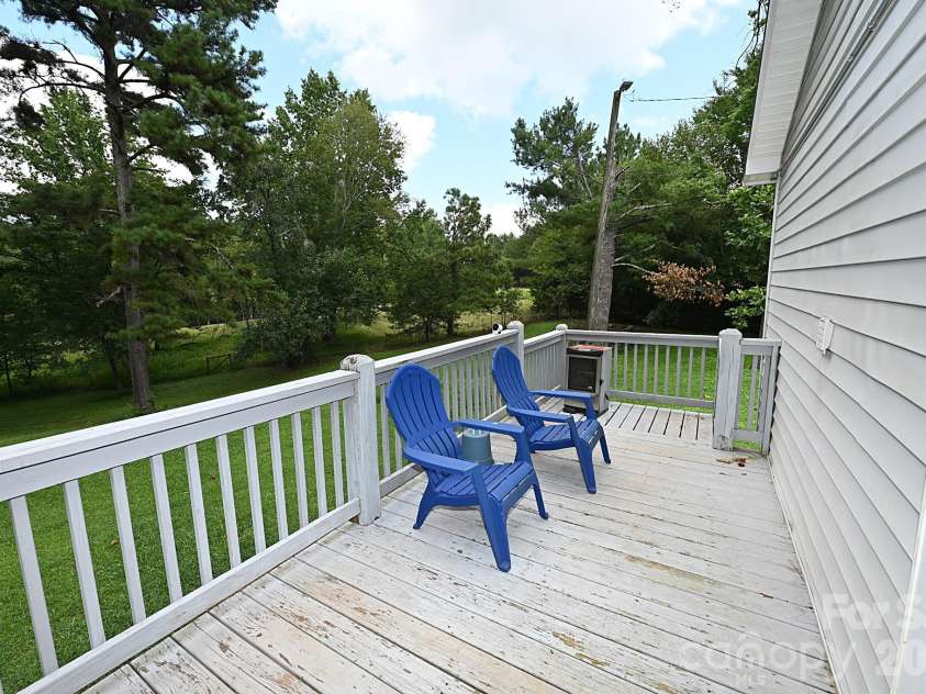 3392 Pearidge Road, Bostic, NC 28018.  MLS# CAR4414530, YatesRealty ID 44683. Back deck