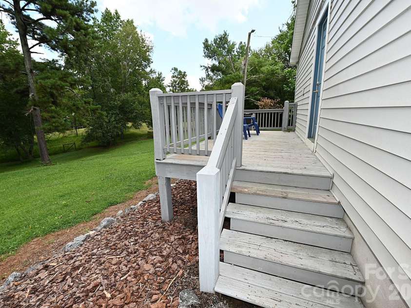 3392 Pearidge Road, Bostic, NC 28018.  MLS# CAR4414530, YatesRealty ID 44683. Back porch