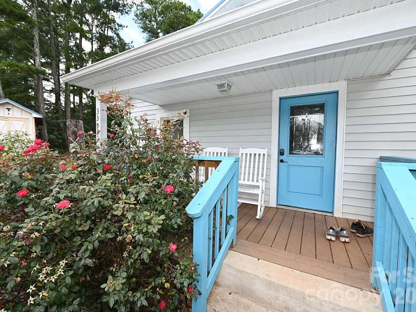 3392 Pearidge Road, Bostic, NC 28018.  MLS# CAR4414530, YatesRealty ID 44683. Front porch