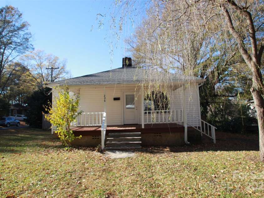 206 Frances Street, Clover, SC 29710.  MLS# CAR4322396, YatesRealty ID 447. Front of House 