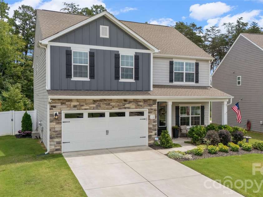 116 Tanner Loop, Troutman, NC 28166.  MLS# CAR4415126, YatesRealty ID 44756. 